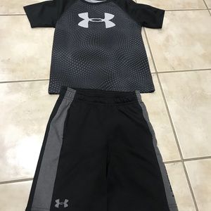 Boys underarmour outfit